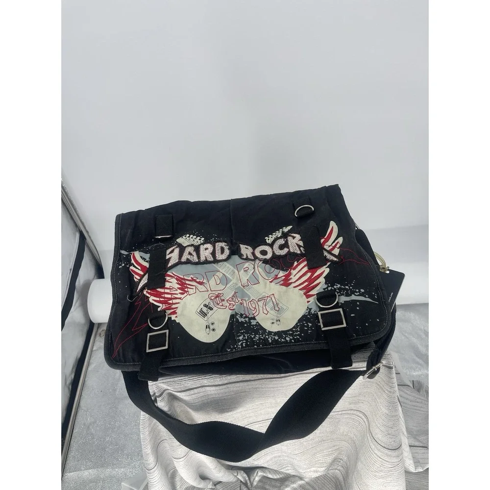 Hard Rock Cafe Messenger Bag 17x12x6